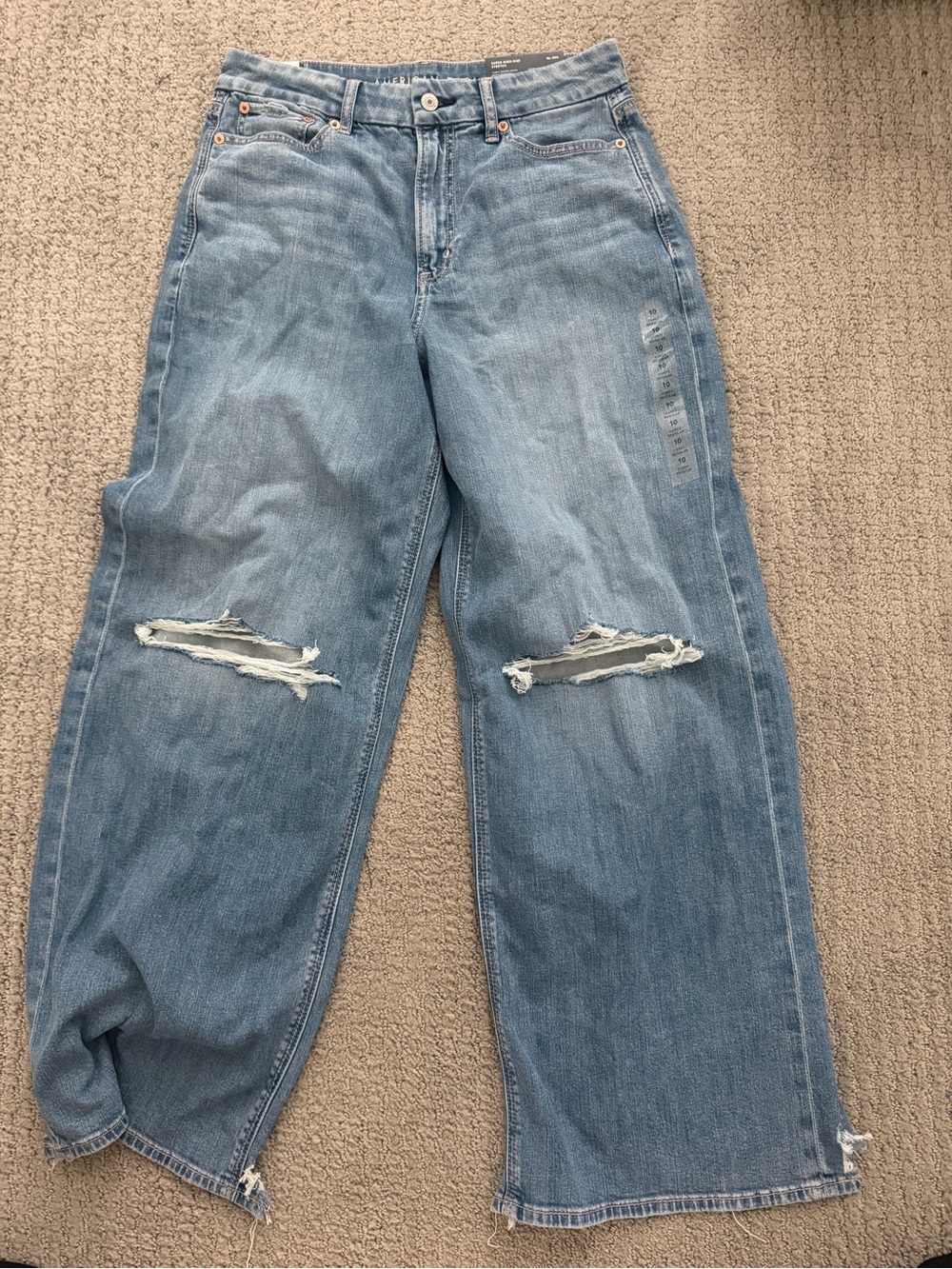 American Eagle Super High Rise Baggy Wide Leg